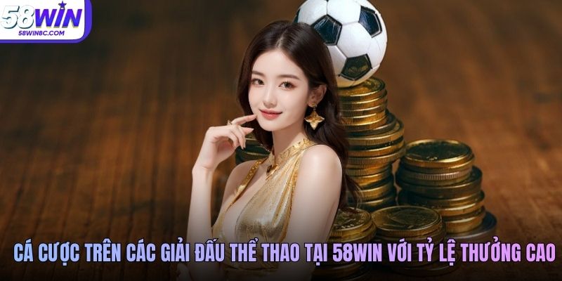 Cá cược trên các giải đấu thể thao tại 58WIN với tỷ lệ thưởng cao