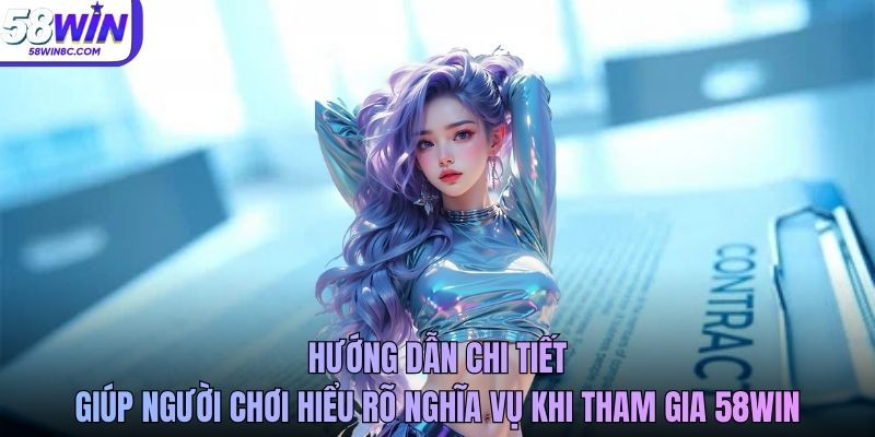 Hướng dẫn chi tiết giúp người chơi hiểu rõ nghĩa vụ khi tham gia 58WIN